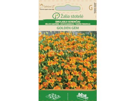 Семена Тагетес / MARIGOLD SCOTCH GOLDEN GEM  / 'SK -1 оп