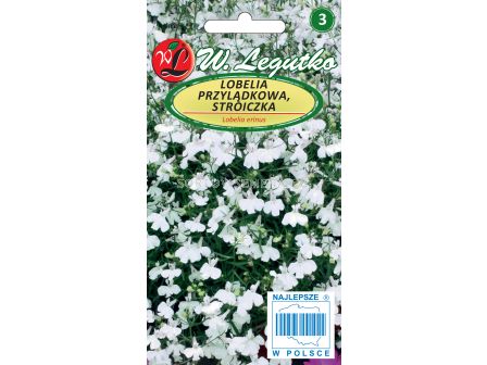 Семена Лобелия бяла / Lobelia erinus white /LG 1 оп 