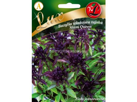 Семена Тайски босилек Сиямска Кралица  / Ocimum basilicum Siam Queen green / LG 1 оп 