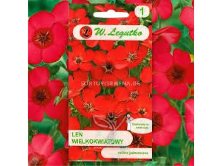 Семена Лен /Linum grandiflorum red / LG 1 оп