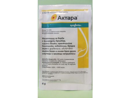 Aktara 25 Vg Insekticidi Sortovisemena Bg
