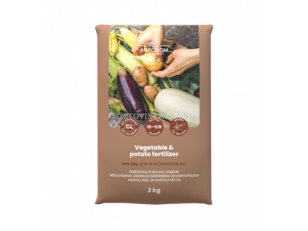 Seklos ТОР ЗА ЗЕЛЕНЧУЦИ И КАРТОФИ 2 КГ/ VEGETABLE AND POTATO FERTILIZER 2 KG - СК
