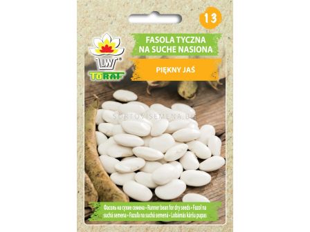 СЕМЕНА ФАСУЛ КАТЕРЛИВ/ Fasola tyczna Piekny Jas -  25Г  -ТОРАФ 