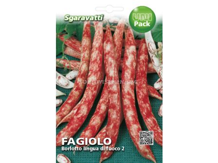 Семена Фасул (Beans) Borlotto Lingua di Fuoco 2  SG - висок