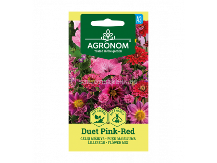 СК СЕМЕНА ЦВЕТЕН МИКС ДУЕТ РОЗОВ-ЧЕРВЕН FLOWER MIX DUET PINK-RED