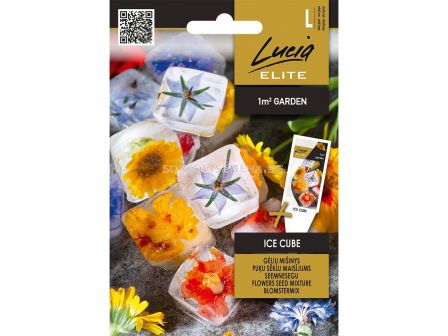 СК СЕМЕНА ЯДИВНИ ЦВЕТЯ МИКС АЙС КЮБ FLOWERS SEED MIXTURE EATABLE ICECUBE - 5 г