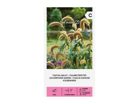 СК СЕМЕНА ЛИСИЧА ОПАШКА FOXTAIL MILLET bold bronze colored