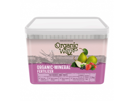 Seklos Гранулиран органичен тор за ягоди и плодове/ GRANULATED FERTILIZER - FOR BERRIES AND FRUITS КС - 2,5 кг