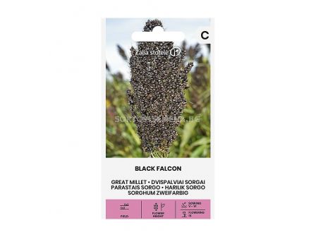 СЕМЕНА СОРГО ДВУЦВЕТНО ЧЕРЕН ОРЕЛ GREAT MILLET I BLACK FALCON - СК 