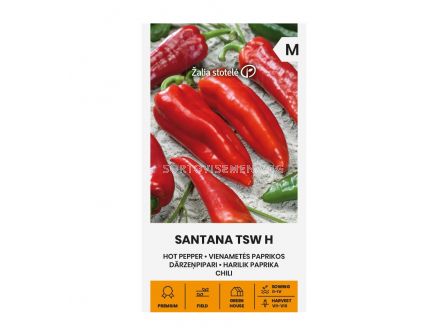 СК СЕМЕНА ЛЮТИ ЧУШКИ САНТАА Х HOT PEPPER, SANTANA TSW H