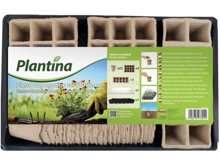 Plantina Саксии за разсад, поставени в мини оранжерия / 30 елемента - 1