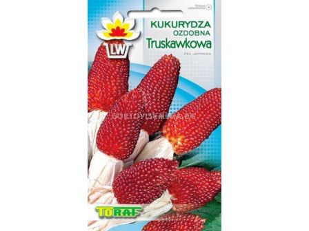 Семена Декоративна царевица - Червена ягода