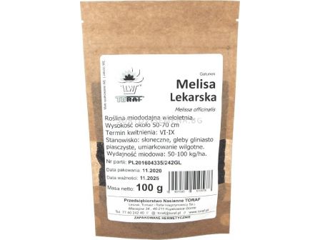 ТОРАФ МАТОЧИНА 100Г Melisa lekarska | Melissa officinalis 