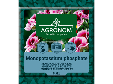 МОНОКАЛИЕВ ФОСФАТ 500Г - MONOPOTASSIUM PHOSPHATE-СК