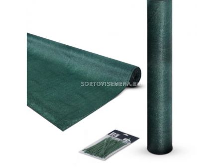 Plantina Покривало за ограда, засенчваща мрежа 135gsm, 90% 1,2 x25m.Plantina Oslona ogrodzeniowa 135gsm, 90% 1.2 x25m c.zielen    - 2
