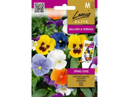 СК СЕМЕНА ТЕМЕНУЖКА ПРОЛЕТНИ ЗВЕЗДИ PANSY SPRING STARS - 0,10 г