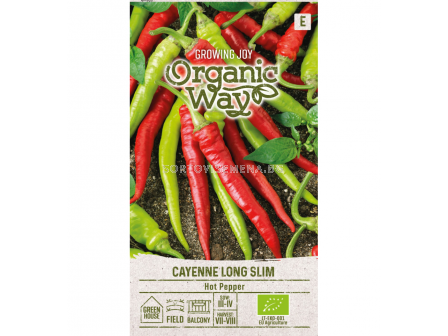 СК СЕМЕНА ПИПЕР ЛЮТА ЧУШКА КАЙЕН - OW HOT PEPPER CAYENNE LONG SLIM  