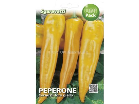 Семена пипер Жълт Рог`SG  - pepper Yellow horn