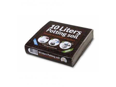 КОКОСОВИ КОРИЧКИ -ПРЕСОВАН СУБСТРАТ 10Л  - 1