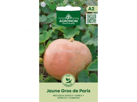 СЕМЕНА ТИКВА ЖЪЛТА ПАРИЖ  PUMPKIN, JAUNE GROS DE PARIS СК 