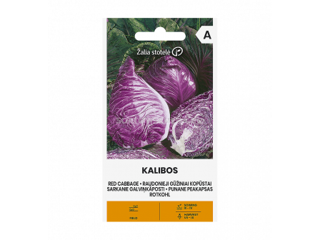 СК ЗЕЛЕ КАЛИБОС ЧЕРВЕНО-CABBAGE RED, KALIBOS - 2