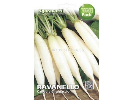 Семена репички Бели дълги`SG - radish white long`SG