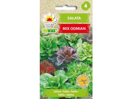 ТОРАФ СЕМЕНА САЛАТА МИКС Salata mix odmian | Lactuca sativa TF - 1г