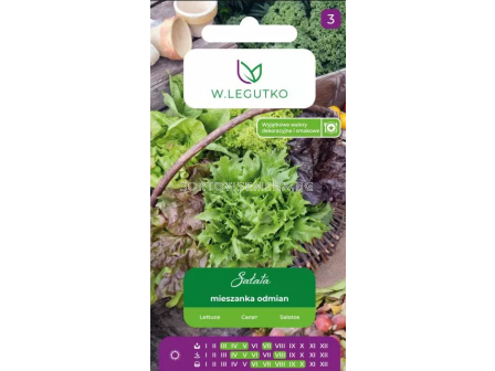 СЕМЕНА САЛАТА МИКС Lettuce mixture of varieties -  ЛГ 