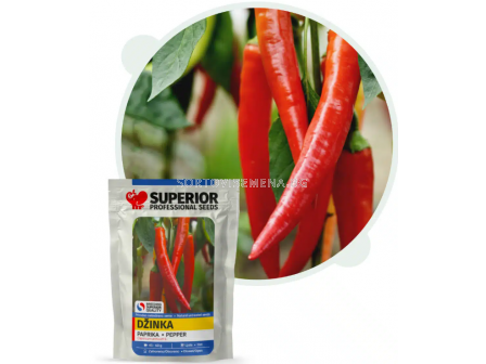 Семена пипер ЛЕСКОВАЧКА ДЖИНКА  - люта - 2г