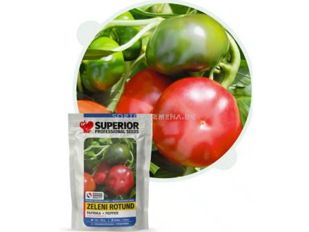Семена пипер ЗЕЛЕН РАТУНД / ZELENI ROTUND - камба - 10г