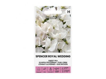 СЕМЕНА ДЕКОРАТИВЕН ГРАХ КРАЛСКА СВАТБА  SWEET PEA | SPENCER ROYAL PAKWEDDING  СК 