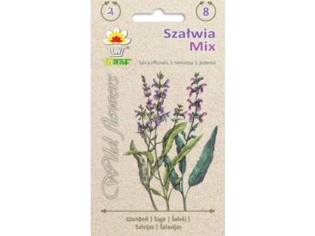 ТОРАФ СЕМЕНА САЛВИЯ МИКС WILDFLOWER Szalwia MIX odmian |ОРАФSalvia officinalis, nemorosa, pratensis[0,5 g]