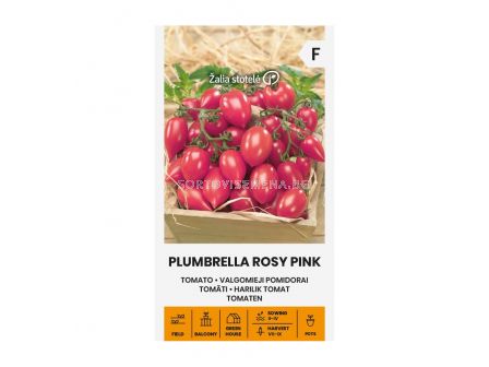 СК СЕМЕНА ДОМАТИ ПЛУМБРЕЛА РОЗИ TOMATO, PLUMBRELLA ROSY PINK  