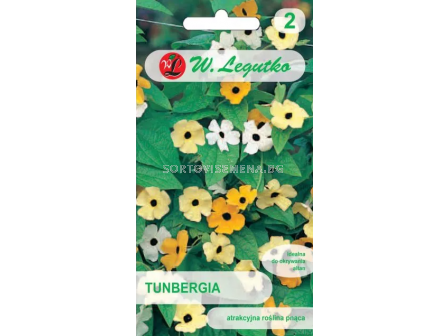СЕМЕНА ТУНБЕРГИЯ Thunbergia alata mixture - ЛГ   
