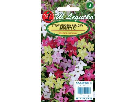 Декоративен тютюн -микс - Nicotiana x sanderae Roulette(0.10g) - Legutko