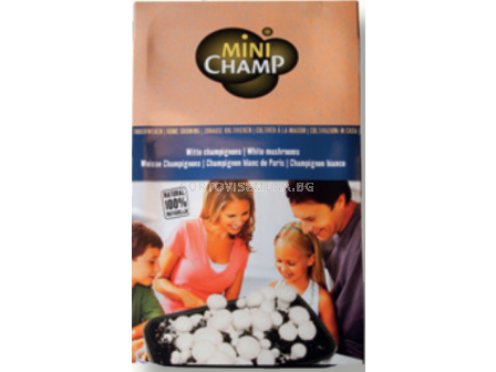 Комплект за отглеждане на бели гъби (печурка) Mini champ - 3 литра